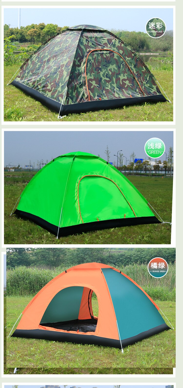 Cheap Goat Tents Automatic Tent 3 4 Person Camping Tent,Easy quick opening Instant Setup Protable Backpacking for Sun Shelter,Travelling,Hiking Tents 